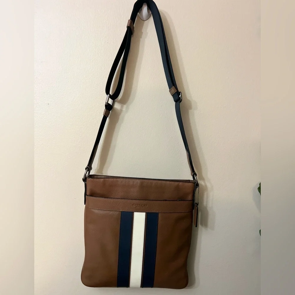 Charles Crossbody With Varsity Stripe
